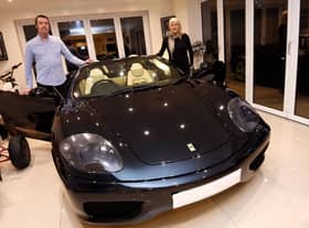 With the house you'll get a black 360 Spider Ferrai
