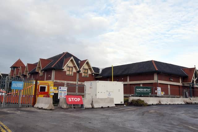 Work underway at the old Morrisons site