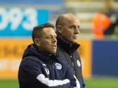 Paul Cook on the touchline with Leam Richardson