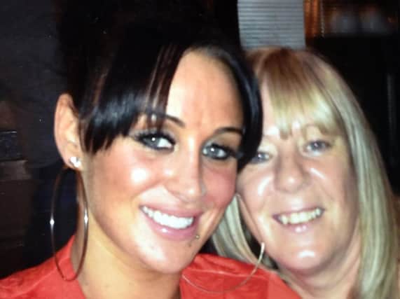 Melissa Belshaw pictured with mum Jean Mulvaney.