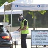Coronavirus testing has been carried out on the Chapel Lane car park