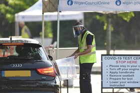 Coronavirus testing has been carried out on the Chapel Lane car park