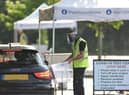 Coronavirus testing has been carried out on the Chapel Lane car park