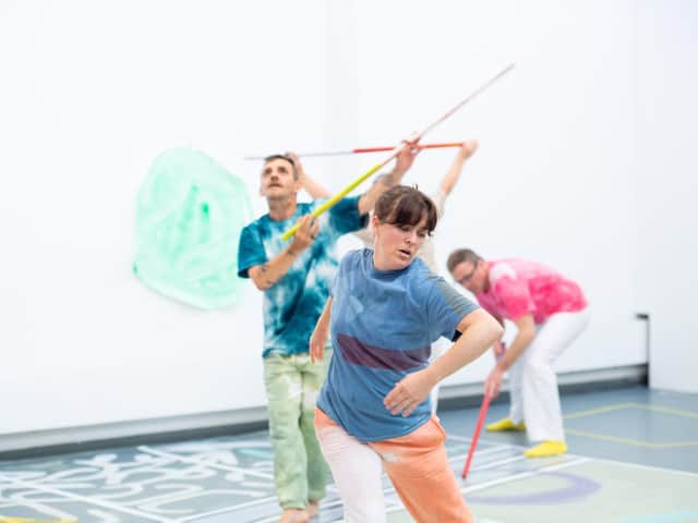 Dancers performing in Epic Luxe. Photo by Livia Lazar