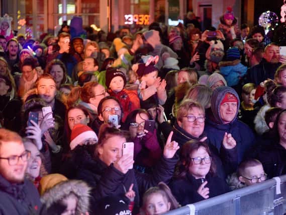 A flashback to the throngs at Wigan's 2019 Christmas lights switch-on