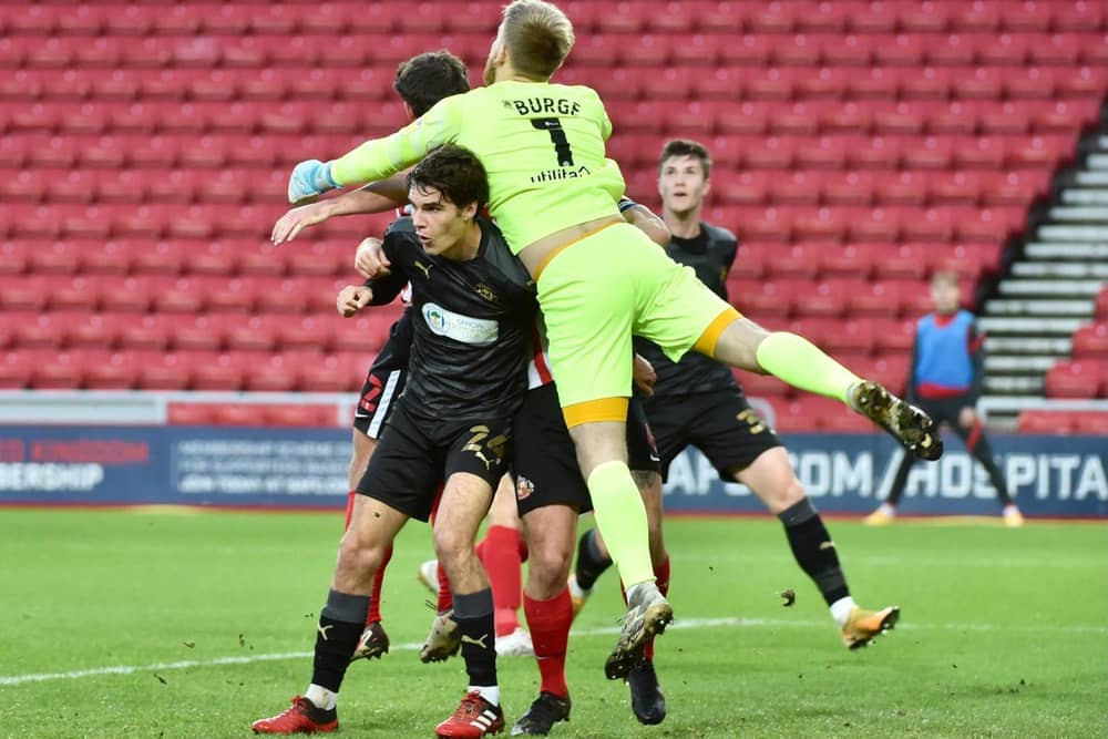 A rare Latics attack at the Stadium of Light