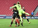 A rare Latics attack at the Stadium of Light