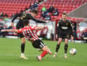 Kyle Joseph scores his first senior goal for Latics at Sunderland