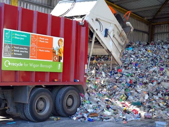 Wigan's plastic recycling efforts were praised on the radio