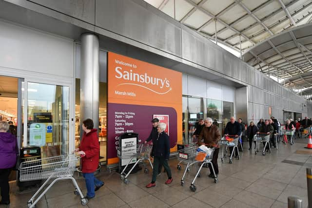 Sainsbury's said that 12,000 seasonal roles would be created, twice the amount of last year’s 6,000