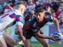 Craig Mullen playing for Wigan