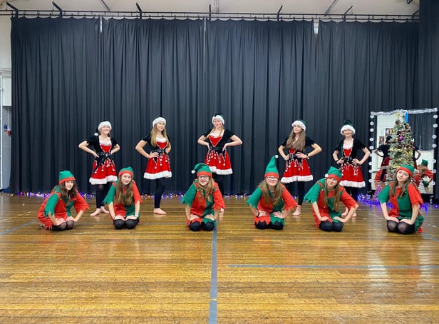 Dancers from Bedford High School in Leigh