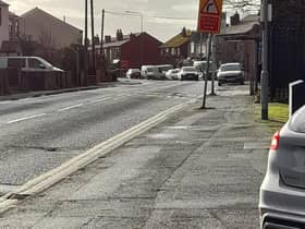 Potholes in Hindley Green