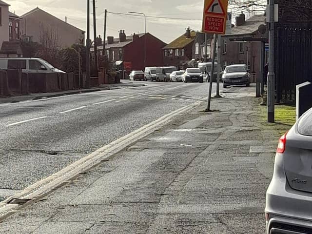 Potholes in Hindley Green