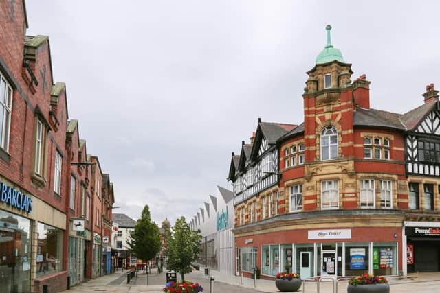 An artist's impression of the masterplan looking down Market Street