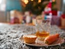 Sherry, a mince pie and a carrot left out on Christmas Eve. Photo by Shutterstock