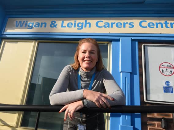 Angela Allison, chief executive officer of Wigan and Leigh Carers Centre