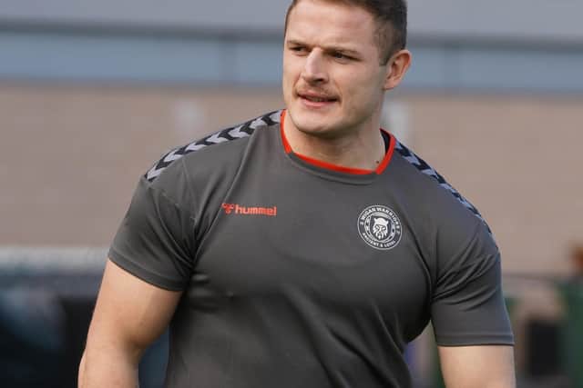 George Burgess in training