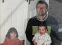 Shaun with his daughters Hannah and Tasha