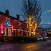 Festive lights on King William Street, Tyldesley