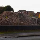 The demolished St Peter's Church and vicarage site in Bryn