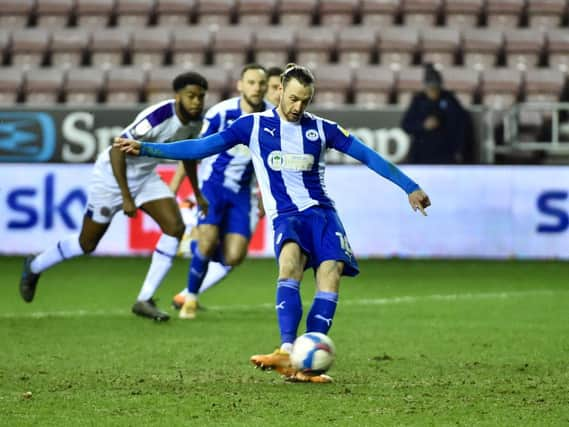 Will Keane scores his fourth goal of the season against Shrewsbury