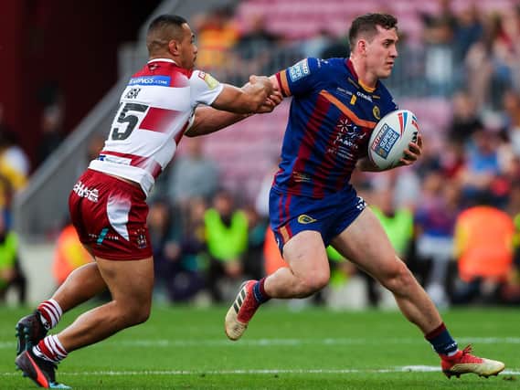 Willie Isa in action at the Nou Camp. Picture: SWPix