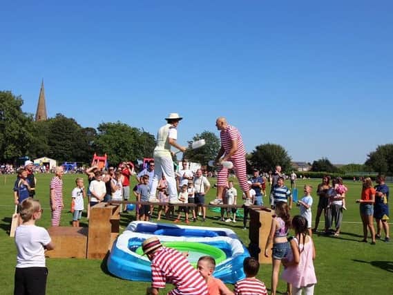 A flashback to a summer fun day at Highfield Cricket Club who have benefited from a recent crowdfunding appeal