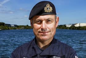 Originally from Wigan, Lt Cmdr Heaton has more than 30 years’ service under his belt