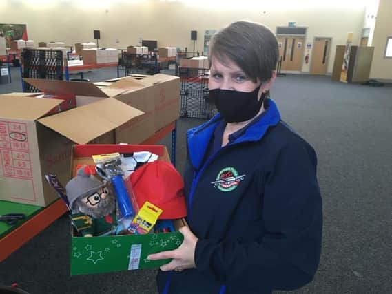 Tracy Berry, regional manager for OperationChristmasChild North West