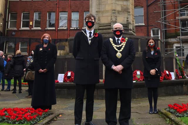 Marking Remembrance Day in Wigan