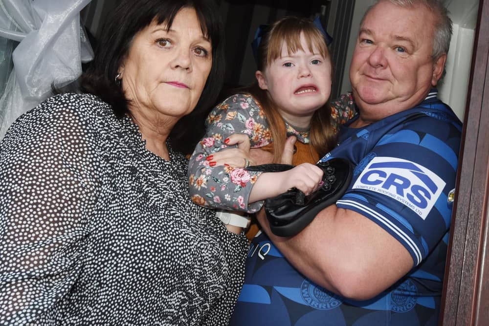 Beverley and Ian Parr with their daughter Bethany