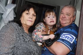 Beverley and Ian Parr with their daughter Bethany