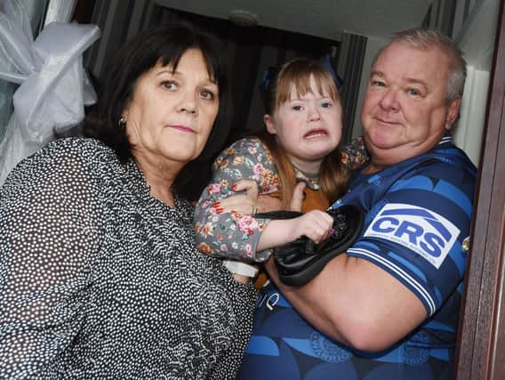 Beverley and Ian Parr with their daughter Bethany