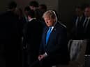 Mr Trump was accused of inciting his supporters into violence with a speech at a rally in Washington DC