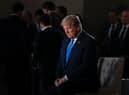 Mr Trump was accused of inciting his supporters into violence with a speech at a rally in Washington DC
