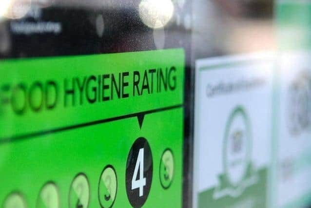 Latest food hygiene ratings