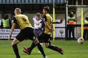 Alfie Devine scores for Spurs against Marine