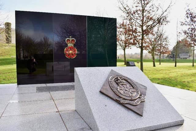 Queens Lancashire Regiment Memorial at the National Arboretum