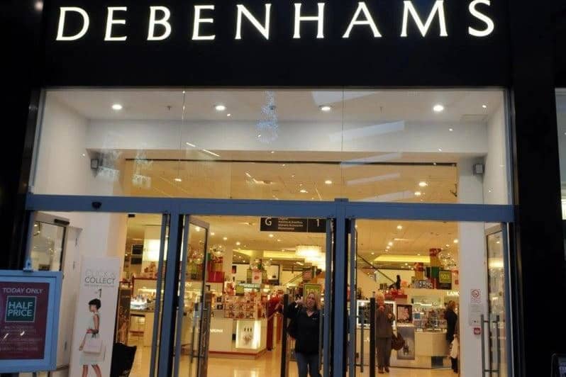 The Debenhams store in Wigan