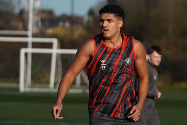 Kai Pearce-Paul in training at Robin Park