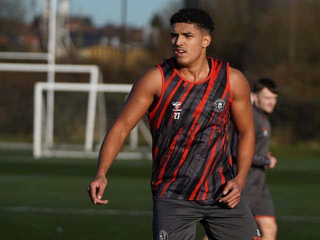 Kai Pearce-Paul in training at Robin Park