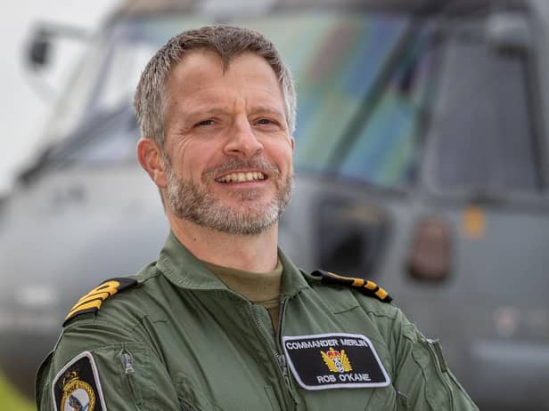 Commander Rob O'Kane. Image: Royal Navy