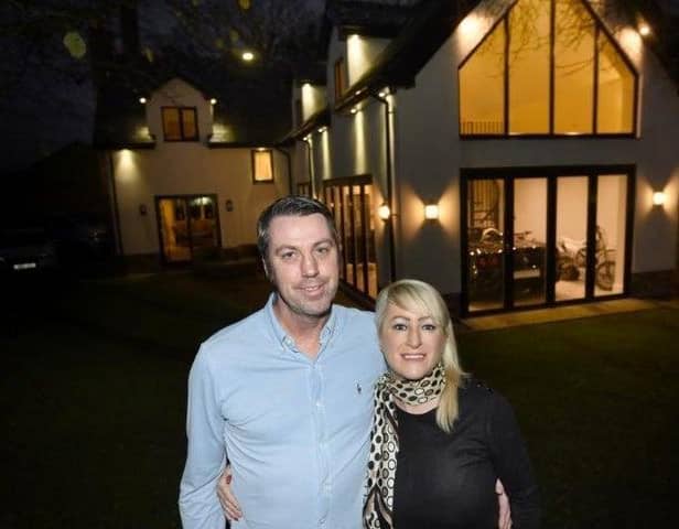 Jennifer Matthews and her husband David are raffling off their bespoke five-bedroom home