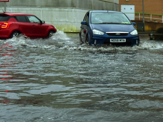 Familiar scenes close to Wigan Asda