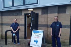 Practice nurses Sarah Madden and Rachel Smith