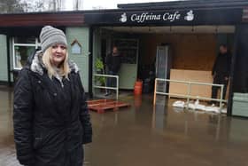 Shelley Guest owner of Caffeina Cafe at Pennington Hall Park, Leigh