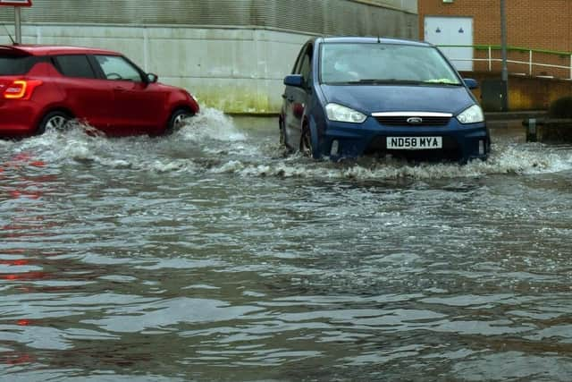 Familiar scenes close to Wigan Asda