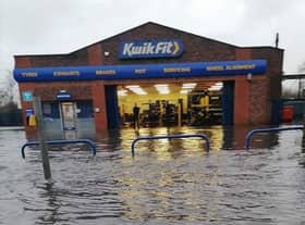 Flooding at Saddle junction