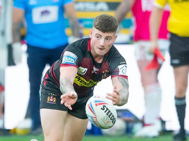 Amir Bourouh playing for Wigan. Picture: SWPix